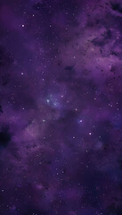 Starry Night Sky with Glowing Stars and Nebula in Deep Space – Cosmic Galaxy Background for Astronomy and Science Fantasy