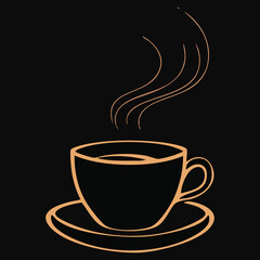 ai174Elegant and modern coffee logo design featuring a steaming coffee cup icon with stylish typography. Perfect for coffee shops, cafes, coffee brands, packaging, and marketing mater5475153196_47.eps