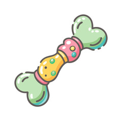 chew toy icon, chew toy vector illustration-simple illustration of chew toy, perfect for chew toy logos and icons