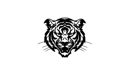 tiger head vector