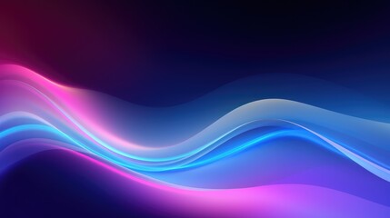 abstract background vector presentation design with a gradient of blue and purple colors, northern lights, aurora borealis, curved shapes, a glow effect
