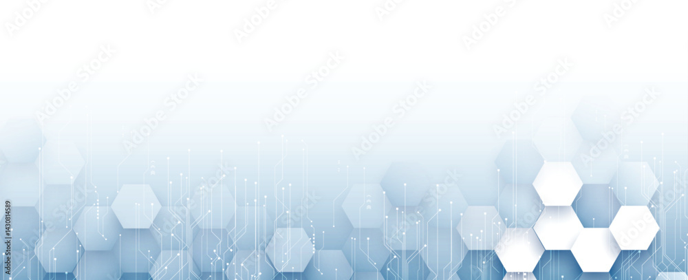 Poster Circuit abstract background for science and business presentation