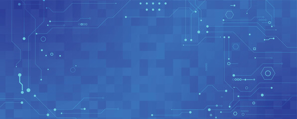 Circuit abstract background for science and business presentation