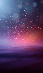 A mesmerizing landscape unfolds with an ethereal glow and bokeh, evoking feelings of wonder and dreams