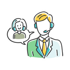 consultant icon, consultant vector illustration-simple illustration of consultant, perfect for consultant logos and icons