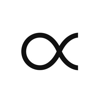 Inversely proportional symbol template, Proportionality sign vector 