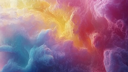 Abstract Colorful Swirling Paint Background