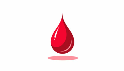 Blood drop icon symbolizing donation awareness  