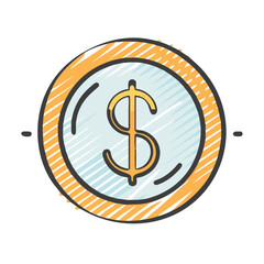 dollar sign icon, dollar sign vector illustration-simple illustration of dollar sign, perfect for dollar sign logos and icons