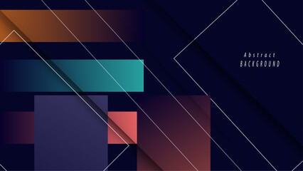 Abstract design with layered geometric shapes