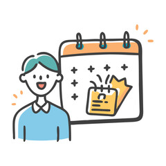 event planner Copy icon, event planner Copy vector illustration-simple illustration of event planner Copy, perfect for event planner Copy logos and icons