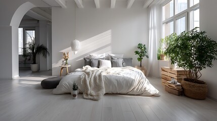 Modern bedroom interior (4)