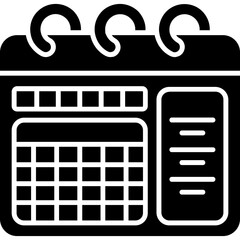Fototapeta premium Timetable Icon