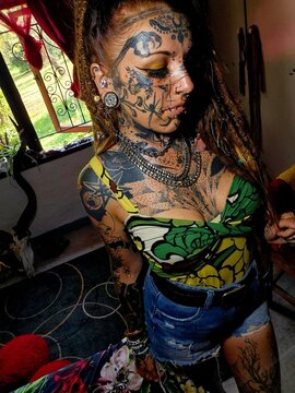Beautifull Tattooed Girl