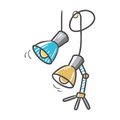 lighting equipment Copy icon, lighting equipment Copy vector illustration-simple illustration of lighting equipment Copy, perfect for lighting equipment Copy logos and icons