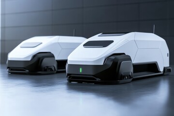 Innovative delivery robots designed for urban environments and efficiency