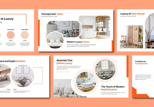 Professional Creative Interior Mood Board Template Layout