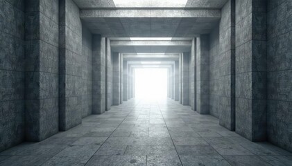 Obraz premium Subtle grayscale gradient forming concentric squares, elegant, lines