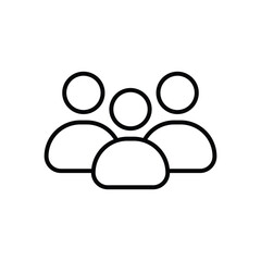 Team icon vector stock illustration