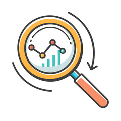 market research icon, market research vector illustration-simple illustration of market research, perfect for market research logos and icons