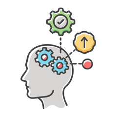 mastermind icon, mastermind vector illustration-simple illustration of mastermind, perfect for mastermind logos and icons