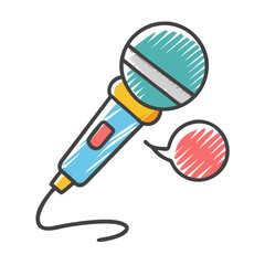 microphone speaking expertise icon, microphone speaking expertise vector illustration-simple illustration of microphone speaking expertise, perfect for microphone speaking expertise logos and icons