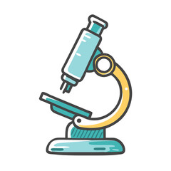 microscope icon, microscope vector illustration-simple illustration of microscope, perfect for microscope logos and icons