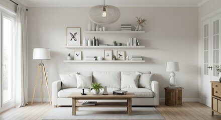 Modern Minimalist Living Room Design Light, Airy, and Serene Space