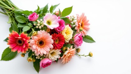Vibrant floral bouquet nature photography bright colors top-down view floral arrangement inspiration