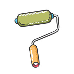 paint roller icon, paint roller vector illustration-simple illustration of paint roller, perfect for paint roller logos and icons