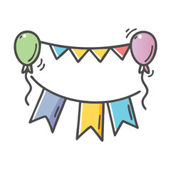 party banner Copy icon, party banner Copy vector illustration-simple illustration of party banner Copy, perfect for party banner Copy logos and icons
