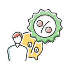 personalized offers icon, personalized offers vector illustration-simple illustration of personalized offers, perfect for personalized offers logos and icons