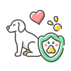 pet friendly icon, pet friendly vector illustration-simple illustration of pet friendly, perfect for pet friendly logos and icons