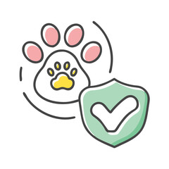 pet friendly icon, pet friendly vector illustration-simple illustration of pet friendly, perfect for pet friendly logos and icons