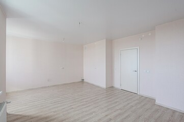 standard room interior apartment. view kind of decor home decoration in hostel house for sale. empty room renovated