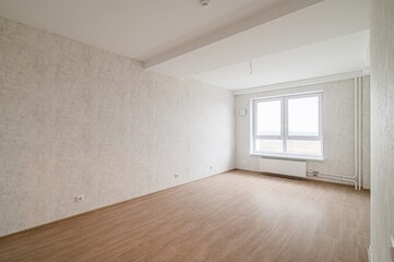 standard room interior apartment. view kind of decor home decoration in hostel house for sale. empty room renovated
