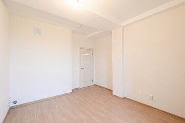 standard room interior apartment. view kind of decor home decoration in hostel house for sale. empty room renovated