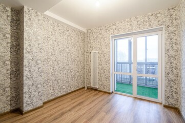 standard room interior apartment. view kind of decor home decoration in hostel house for sale. empty room renovated