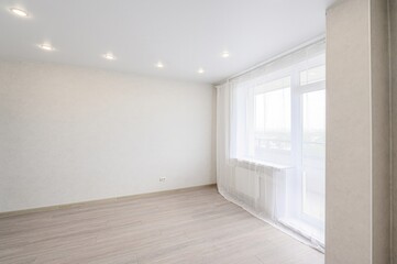standard room interior apartment. view kind of decor home decoration in hostel house for sale. empty room renovated