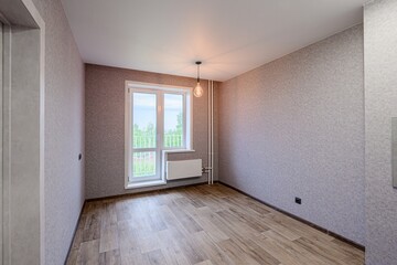 standard room interior apartment. view kind of decor home decoration in hostel house for sale. empty room renovated
