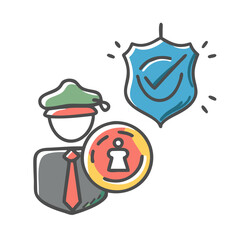 public safety icon, public safety vector illustration-simple illustration of public safety, perfect for public safety logos and icons