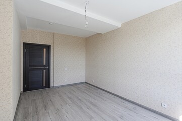 standard room interior apartment. view kind of decor home decoration in hostel house for sale. empty room renovated