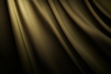 Obraz premium Soft green satin fabric catches natural light, revealing its smooth texture and luxurious quality, perfect for interior design or fashion projects