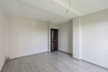 standard room interior apartment. view kind of decor home decoration in hostel house for sale. empty room renovated