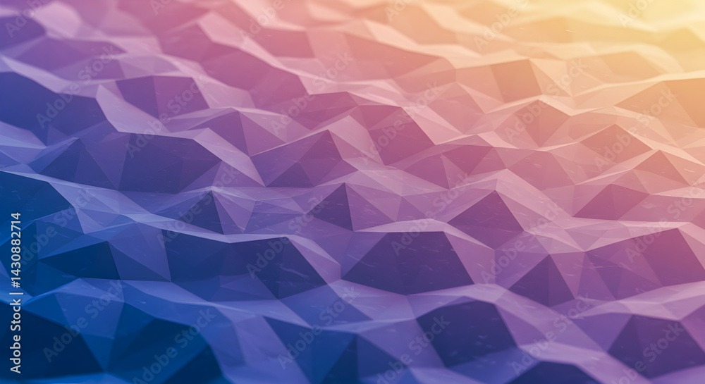 Poster polygonal abstract gradient surface background with geometric triangle shapes