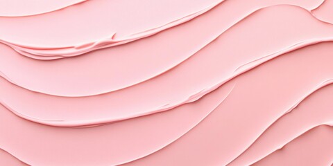 Pink Cream Swirls Abstract Background Texture