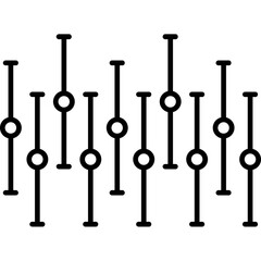 Confidence Interval Plot Icon