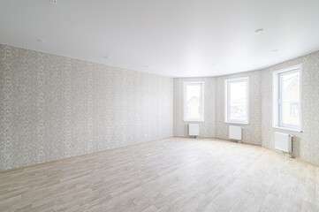 standard room interior apartment. view kind of decor home decoration in hostel house for sale. empty room renovated