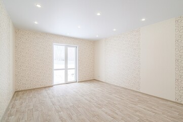 standard room interior apartment. view kind of decor home decoration in hostel house for sale. empty room renovated