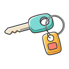 room key icon, room key vector illustration-simple illustration of room key, perfect for room key logos and icons